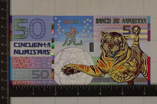 2010 BANK OF KAMBERRA POLYMER 50 NUMISMAS