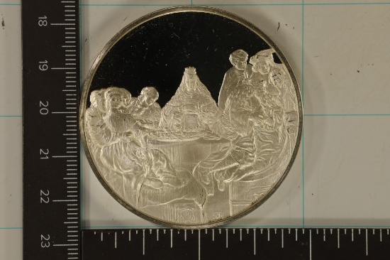 2.13 TROY OZ. PROOF STERLING SILVER ROUND