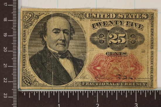 SERIES 1874 US 25 CENT FRACTIONAL CURRENCY