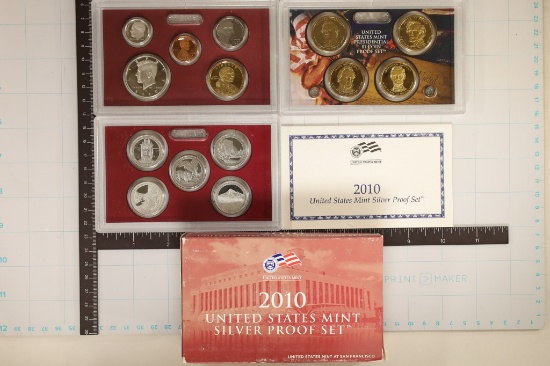 2010 US SILVER PROOF SET (WITH BOX) AND