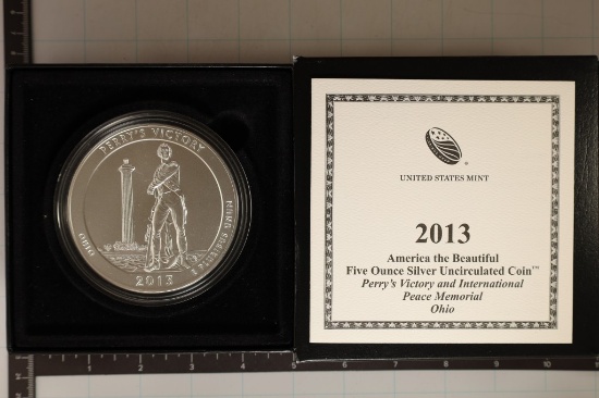 2013-P PERRY'S VICTORY 5 OZ. .999 FINE SILVER UNC