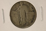 1925 SILVER STANDING LIBERTY QUARTER
