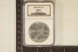 2000 AMERICAN SILVER EAGLE NGC MS69