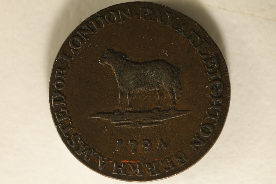 1794 CONDER TOKEN. THEY R MOSTLY 18TH CENTURY