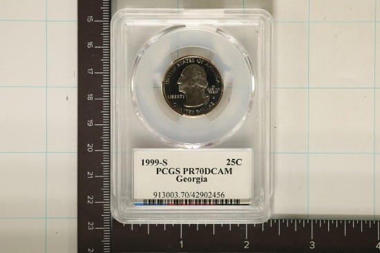 1999-S GEORGIA QUARTER PCGS PR70 DCAM