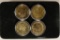 4 GRAND CASINO TOKENS: 1996 SERIES II, 1997 SERIES