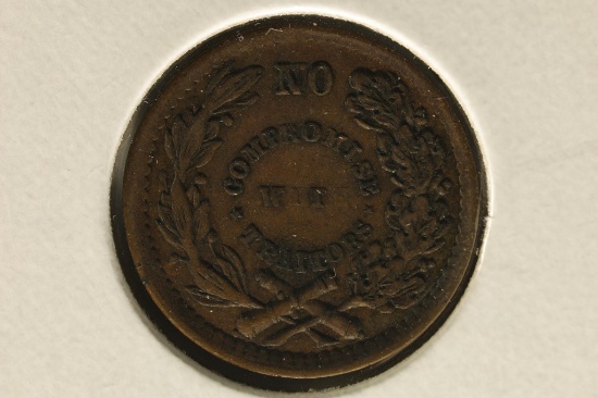 CIVIL WAR TOKEN NO COMPROMISE WITH TRAITORS