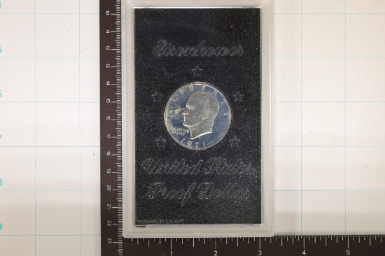 1971-S IKE SILVER DOLLAR (BROWN PACK) NO BOX