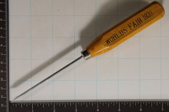 1939 SAN FRANCISCO WORLDS FAIR ICE PICK LOOKS NEW