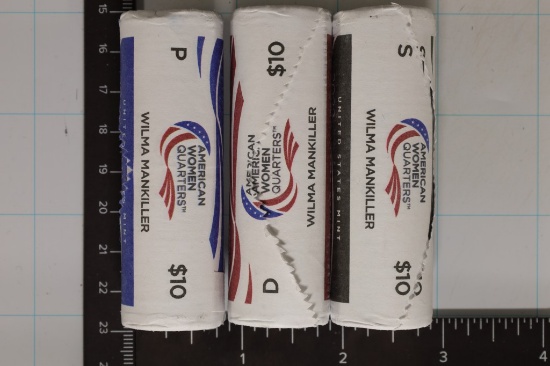 2022-P/D/S SOLID DATE $10 ROLLS OF UNC AMERICAN