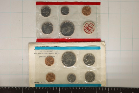 1971 US MINT SET (UNC) P/D/S (WITH ENVELOPE)