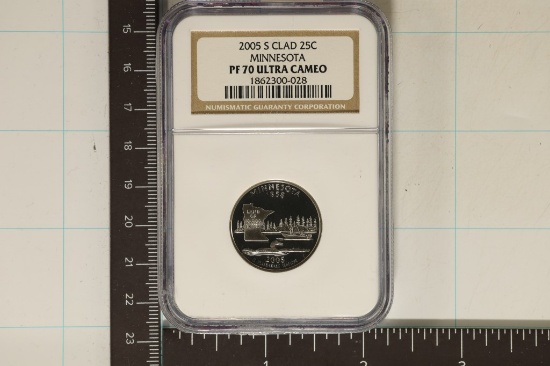 2005-S MINNESOTA QUARTER NGC PF70 ULTRA CAMEO