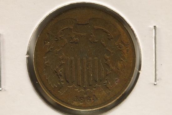 1864 US TWO CENT PIECE