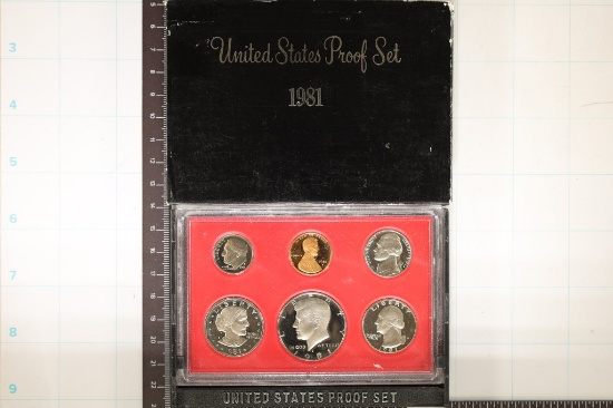 1981 US PROOF SET (WITH BOX)