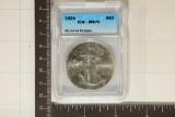 2020 AMERICAN SILVER EAGLE ICG MS70 SE, INITIAL