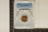 1946 LINCOLN WHEAT CENT PCGS MS64RD