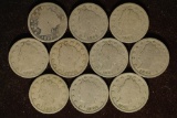 10 ASSORTED  LIBERTY 