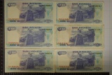 6-1992 BANK OF INDONESIA 1,000 RUPIAH BILLS