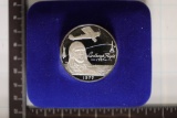 1977 SILVER SAMOA $1PROOF OF LINDBERGH FLIGHT