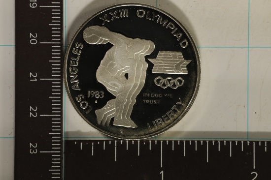 1983-S US SILVER PROOF "LOS ANGELES OLYMPIAD"