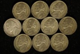 10-1942-P 35% SILVER JEFFERSON WAR NICKELS