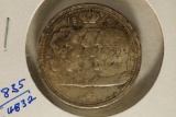 1948 BELGIUM SILVER 100 FRANCS COIN. UNC WITH