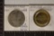 2-$5 METAL CASINO GAMING TOKENS: TOPAZ LODGE AND
