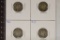 1924, 25, 26 & 1927 SILVER MERCURY DIMES