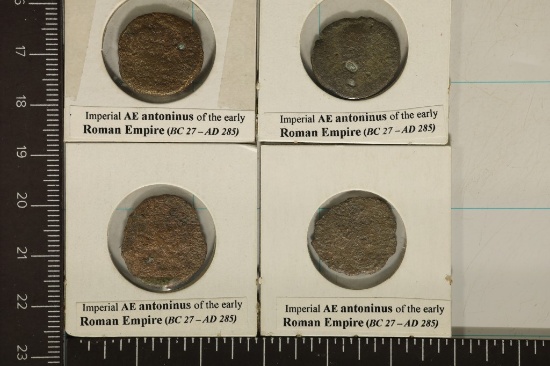 4-EARLY ROMAN EMPIRE ANCIENT COINW 27BC - 285 A.D.