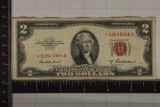 1953-A US $2 RED SEAL STAR NOTE