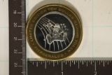 CASINO $10 SILVER TOKEN (UNC) FITZGERALDS CASINO
