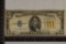 1934-A US SOUTH AFRICA $5 SILVER CERT, YELLOW SEAL