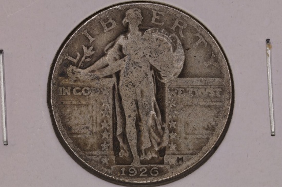 1926 SILVER STANDING LIBERTY QUARTER