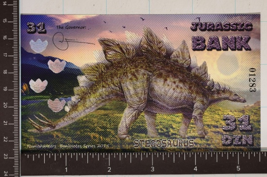 2015 JURASSIC BANK 31 DIN CU POLYMER COLORIZED