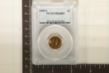 1955-S LINCOLN WHEAT CENT PCGS MS66RD