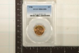 1946 LINCOLN WHEAT CENT PCGS MS64RD