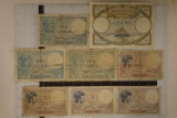 8-FRANCE BILLS: 1927-5 & 10 FRANCS, 1928-2-TWO 5