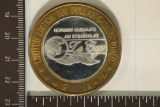 CASINO $10 SILVER TOKEN (UNC) 1995 RIVIERA HOTEL &