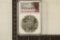 1987-S AMERICAN SILVER EAGLE NGC MS69 1 OZ STRUCK