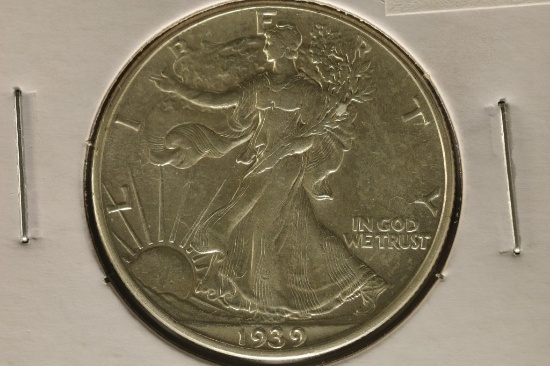 1939 SILVER WALKING LIBERTY HALF DOLLAR UNC