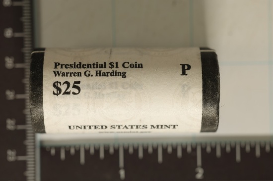 2017-P US SOLID DATE $25 ROLL OF $1 PRESIDENTIAL