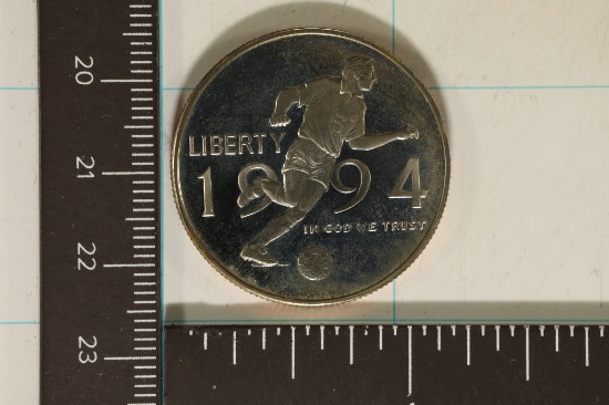 1994-P US PROOF "OLYMPIC SOCCER" HALF DOLLAR IN