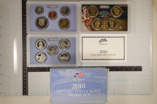 2010 US PROOF SET (WITH BOX) & CERTIFICATE 14