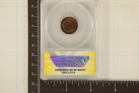 1878 INDIAN HEAD CENT ANACS G4 DETAILS HEAVILY