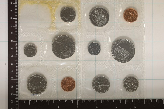 1968  PARTIAL NO QUARTER & 1973 CANADA UNC SETS IN