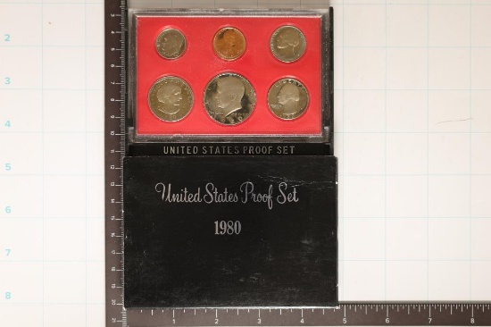 1980 US PROOF SET (WITH BOX)