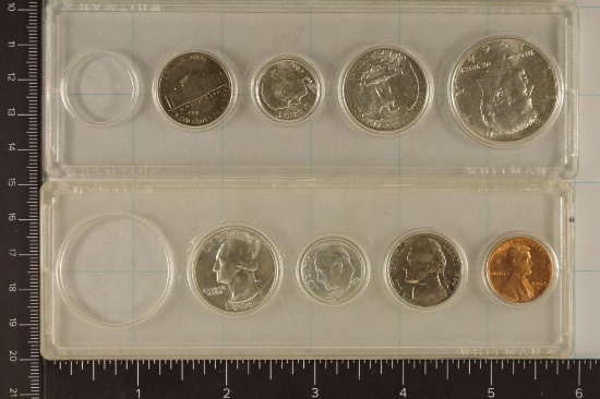 2-1964 90% US SILVER PARTIAL UNC SETS IN PLASTIC