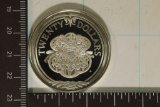 1985 BRITISH VIRGIN ISLANDS SILVER PROOF $20 COIN