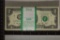$200 BLOCK OF 2009 US $2 FRN GREEN SEALS, 100