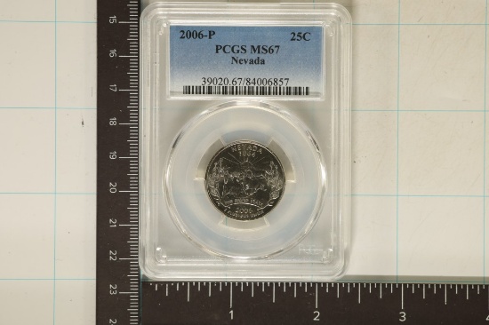 2006-P NEVADA QUARTER PCGS MS67